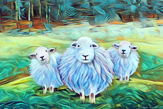Herdy Ewe with Lambs 