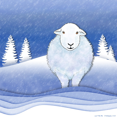 Lake District Wildlife Art Print