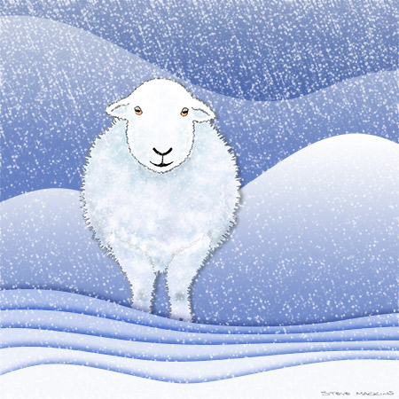 Lake District Wildlife Art Print