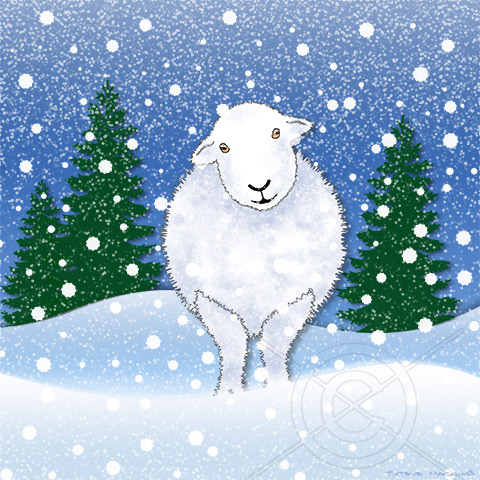 Lake District Wildlife Art Print