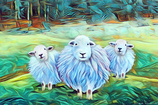Lake District Wildlife Art Print