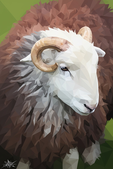 Lake District Wildlife Art Print