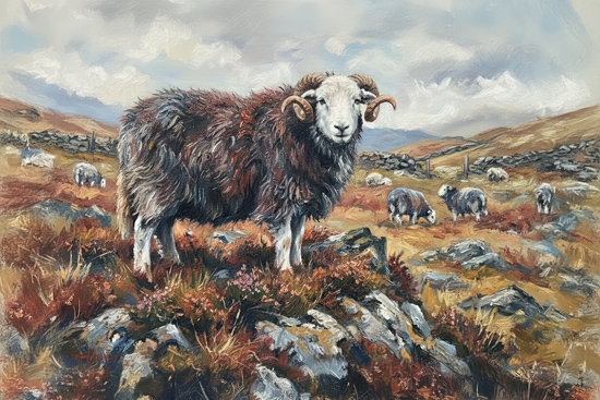 Lake District Wildlife Art Print